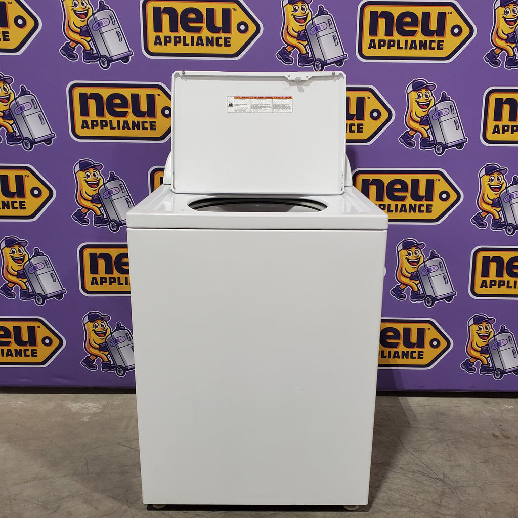 Pictures of Whirlpool 3.8–3.9 Cu. Ft. Top Load Washer with 2 in 1 Removable Agitator and Soil Level Selection WTW4957PW - Scratch & Dent (Minor) and Whirlpool White Electric 7.0 Cu. Ft. Dryer with Auto Dry 16186 - WED4950HW - Scratch & Dent (Minor) - Neu Appliance Outlet - Discount Appliance Outlet in Austin, Tx