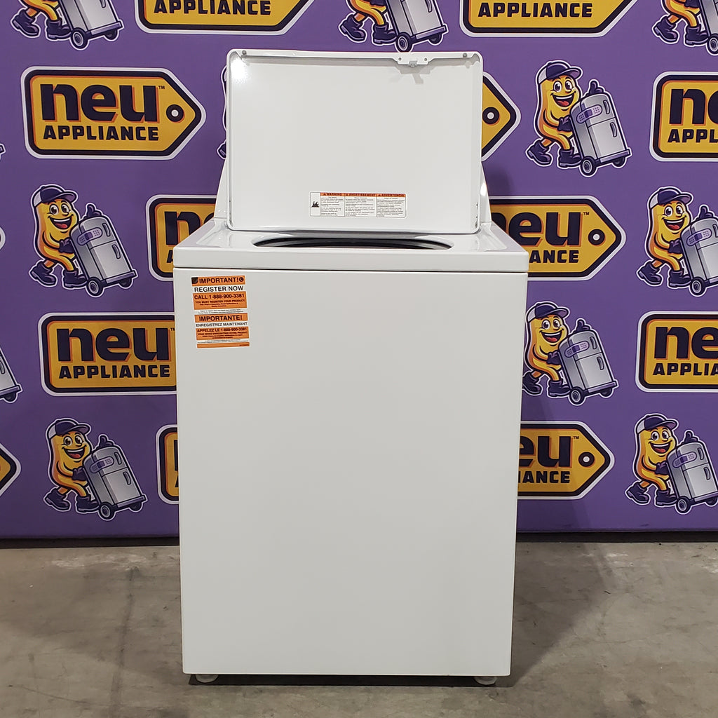 Amana Top Load 3.8 Cu. Ft. Washer with High Efficiency Agitator in White 22SD039 - NTW4519JW - Open Box