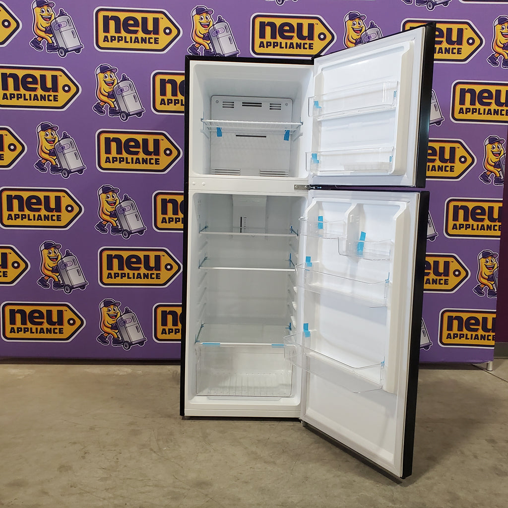 Pictures of Vissani Black Top Freezer 10.1 Cu. Ft. Refrigerator with No Frost Design MDTF10BKES4 - Scratch and Dent (Minor) - Neu Appliance Outlet - Discount Appliance Outlet in Austin, Tx