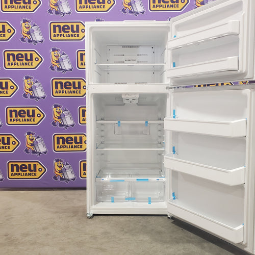 Pictures of Frigidaire 30 in. Width 18.3 cu. ft. Top Freezer Refrigerator with EvenTemp Cooling System in White FFTR1835VW - Scratch & Dent (Major) - Neu Appliance Outlet - Discount Appliance Outlet in Austin, Tx