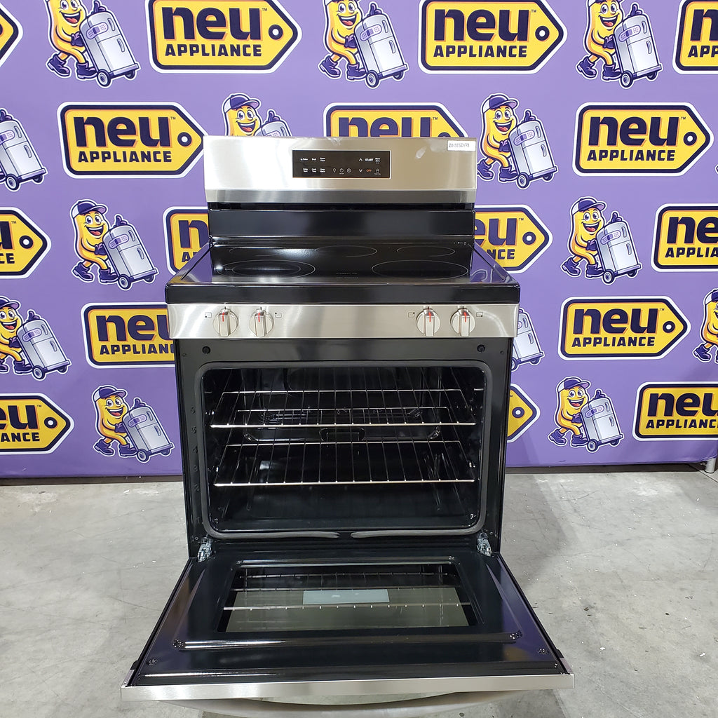 Pictures of Frigidaire Electric Range with EvenTemp and Steam Clean in Stainless Steel 20131SD178 - FCRE3062AS - Scratch & Dent (Minor) - Neu Appliance Outlet - Discount Appliance Outlet in Austin, Tx
