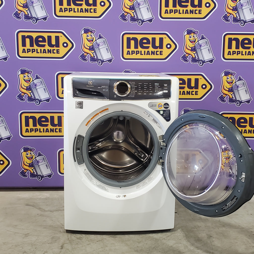 Pictures of Electrolux 4.5 Cu. Ft. Front Load Perfect Steam™ Washer with LuxCare® Plus Wash and SmartBoost® ELFW7626BW - Open Box - Neu Appliance Outlet - Discount Appliance Outlet in Austin, Tx