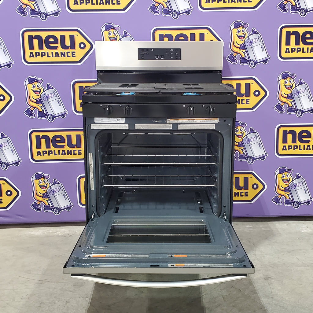 Pictures of Whirlpool 30-inch Self Clean Gas Range with No Preheat Mode WFGS3530RS - Open Box - Neu Appliance Outlet - Discount Appliance Outlet in Austin, Tx