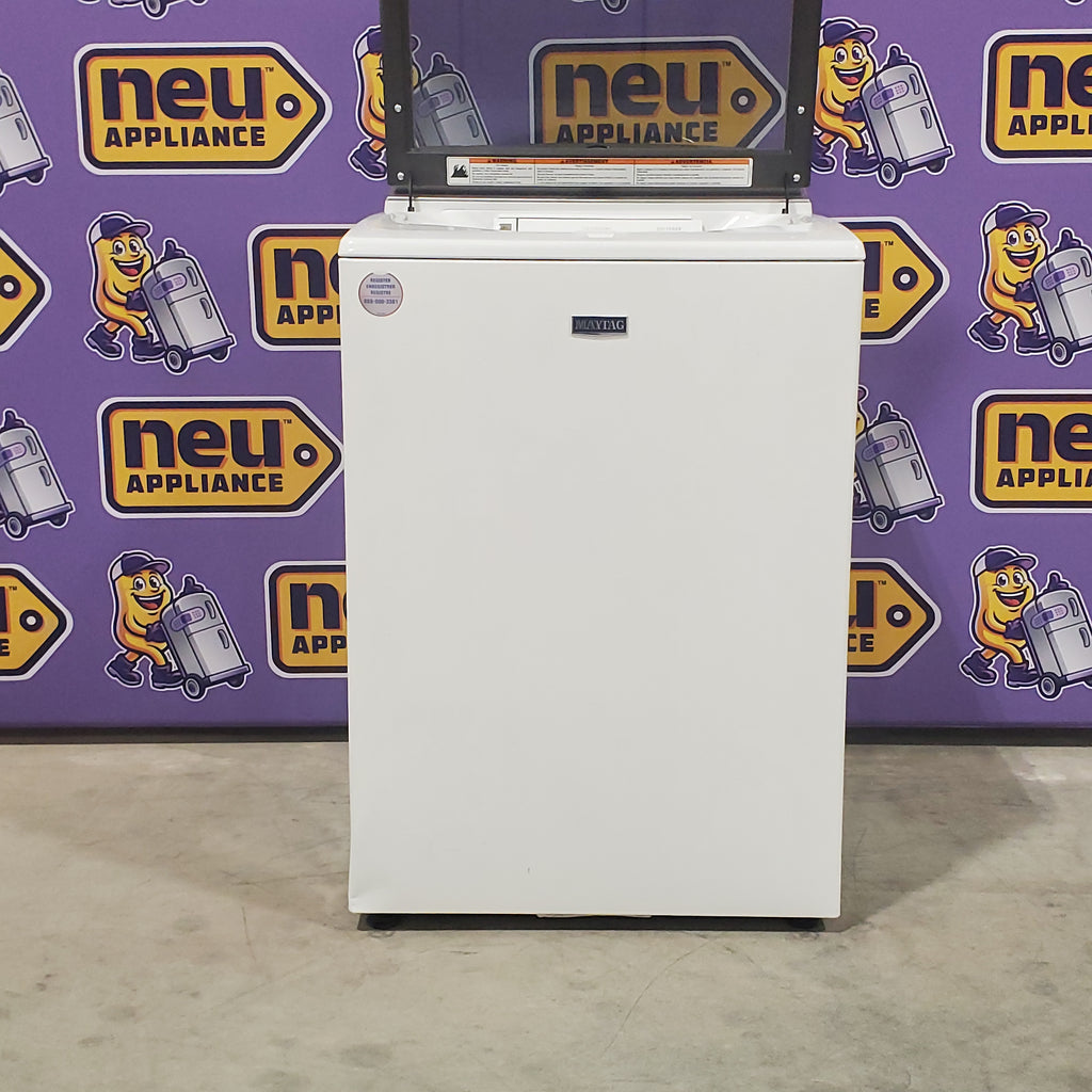 Pictures of Maytag 5.2 cu. ft. Smart Capable White ENERGY STAR Top Load Agitator Washing Machine with Extra Power - Scratch & Dent - Minor - Neu Appliance Outlet - Discount Appliance Outlet in Austin, Tx