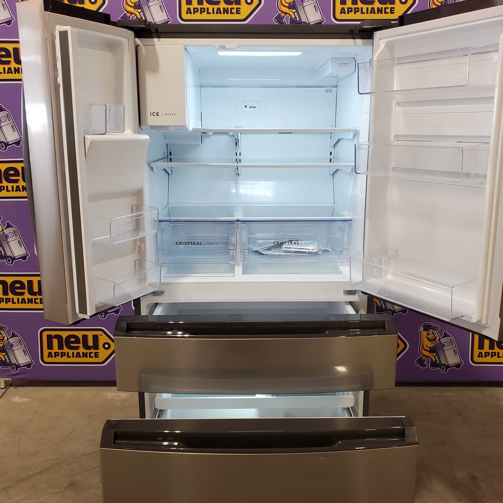 Pictures of Frigidaire 26 Cu. Ft. Standard-Depth 4-Door French Door Refrigerator 20534SD727 - FRMS274TAV - Scratch & Dent (Major) - Neu Appliance Outlet - Discount Appliance Outlet in Austin, Tx