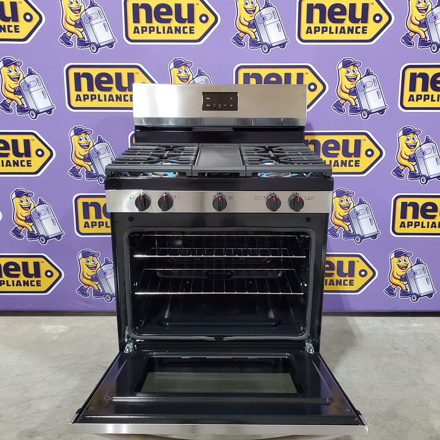 Frigidaire 5 Burner Gas Range with Even Baking Technology in Stainless Steel 20531SD461 - FCRG3052BS - Scratch & Dent (Minor)