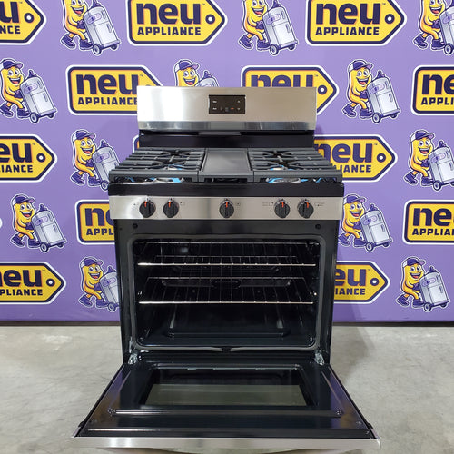 Pictures of Frigidaire 5 Burner Gas Range with Even Baking Technology in Stainless Steel 20531SD461 - FCRG3052BS - Scratch & Dent (Minor) - Neu Appliance Outlet - Discount Appliance Outlet in Austin, Tx