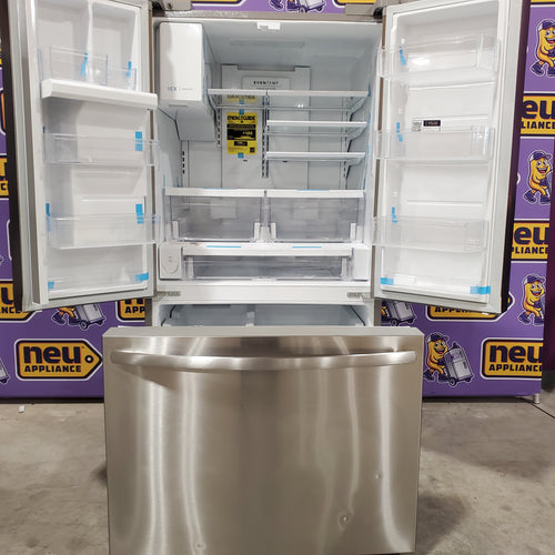 Frigidaire 27.8 cu. ft. 3 Door French Door Refrigerator with Exterior Water and Ice Dispenser 3SD962 - FRFS2823AS - Scratch & Dent (Minor)