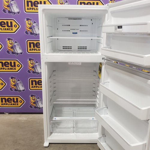 Frigidaire 30" Wide Garage Ready Top Freezer 18 Cu. Ft. Refrigerator with EvenTemp Cooling System and Spacious Interior Storage in White 22133SD209 - FFTR1814WW - Scratch & Dent (Minor)