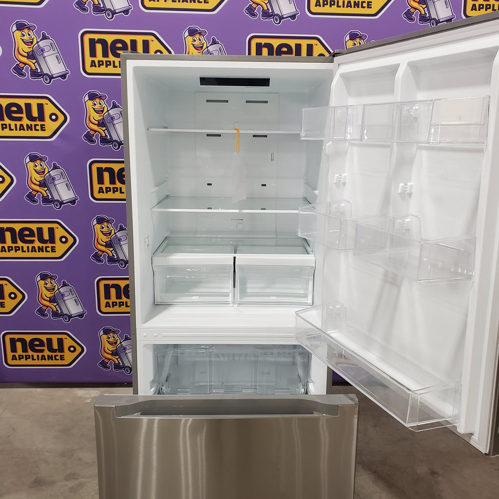 Pictures of Vissani 18.7 cu. ft. Bottom Freezer Refrigerator in Stainless Steel 25136CR631 - MDBF18SS - Certified Refurbished - Neu Appliance Outlet - Discount Appliance Outlet in Austin, Tx