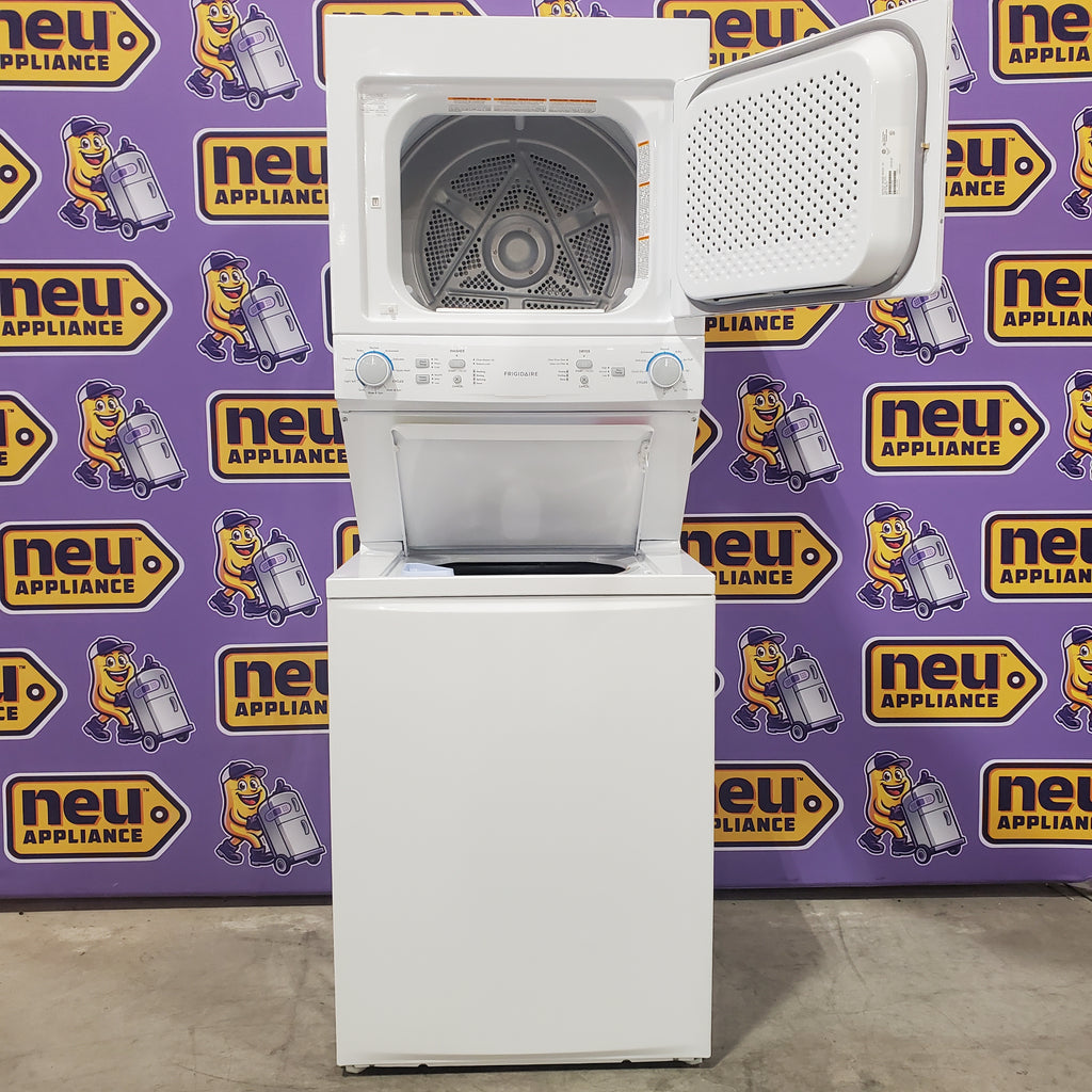 Pictures of Frigidaire Electric Washer/Dryer Laundry Center - 3.9 Cu. Ft Washer and 5.5 Cu. Ft. Dryer 22SD056 - FLCE7522AW - Open Box - Neu Appliance Outlet - Discount Appliance Outlet in Austin, Tx