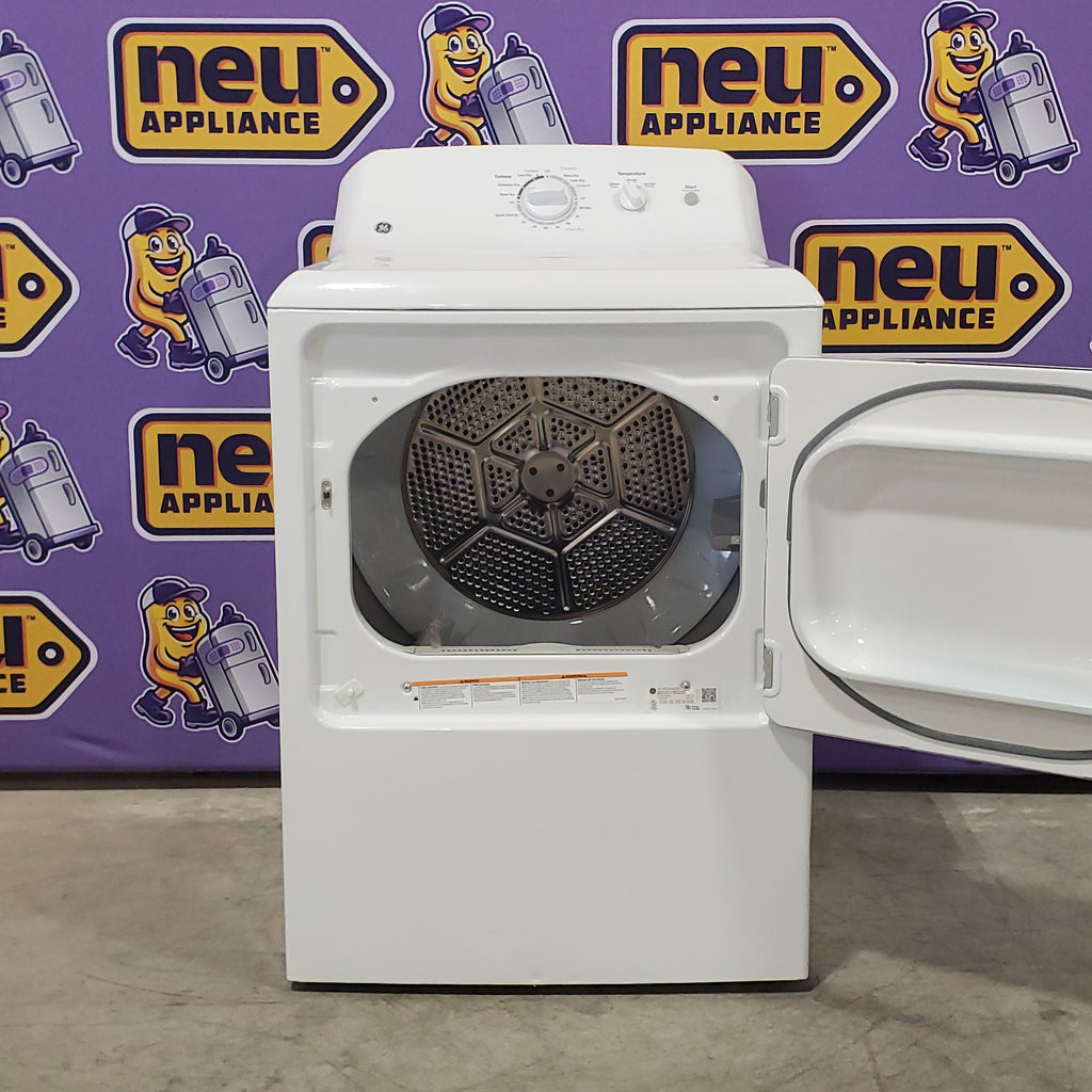 Pictures of GE 6.2 cu. ft. Capacity Electric Dryer with Up To 120 ft. Venting and Shallow Depth GTX22EASKWW - Certified Refurbished - Neu Appliance Outlet - Discount Appliance Outlet in Austin, Tx