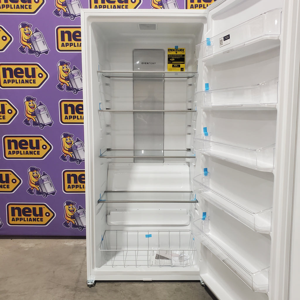 Frigidaire 20 Cu. Ft. ENERGY STAR Garage Ready White Upright Freezer with EvenTemp™ Cooling System 22SD054 - FFUE2024AW - Open Box