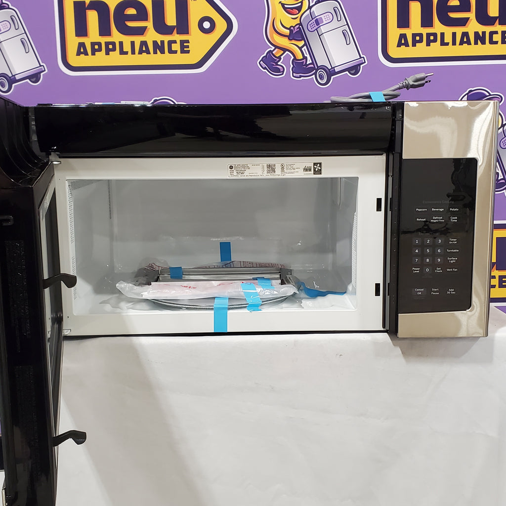 Pictures of GE® 1.6 Cu. Ft. Over-the-Range Microwave Oven 5SD278 - JVM3162RJSS - Scratch & Dent (Moderate) - Neu Appliance Outlet - Discount Appliance Outlet in Austin, Tx