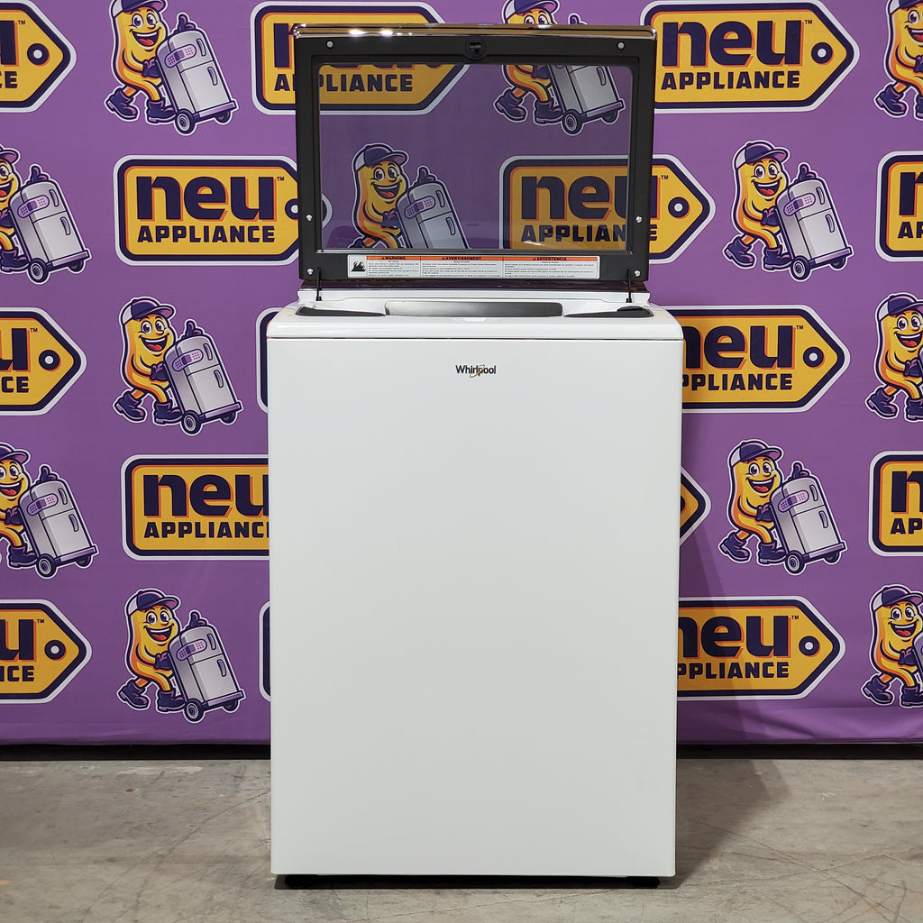 Pictures of Whirlpool 5.2 - 5.3 cu. ft. Top Load Washer with 2 in 1 Removable Agitator and Load & Go™ Dispenser WTW8127LW - Scratch & Dent (Minor) - Neu Appliance Outlet - Discount Appliance Outlet in Austin, Tx