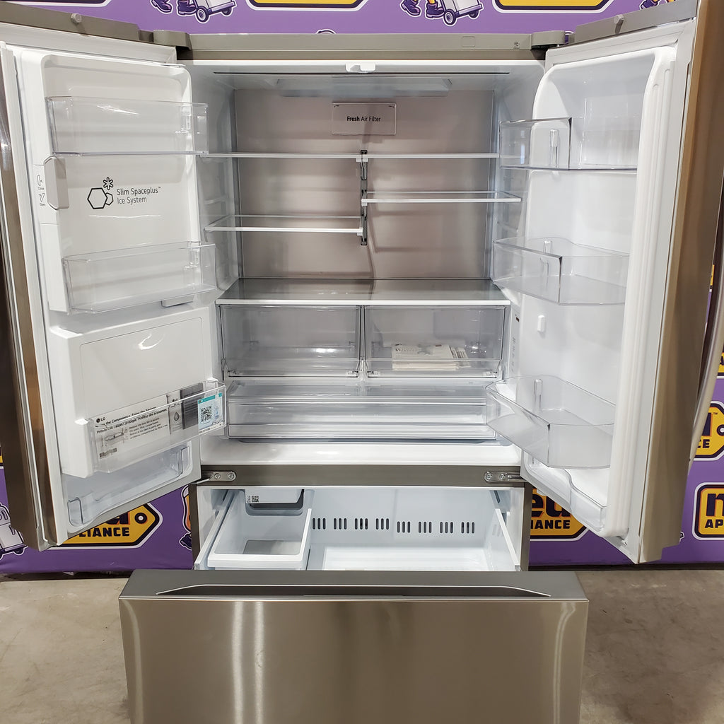 Pictures of LG 26 cu. ft. Counter-Depth MAX™, French Door Refrigerator, with Craft Ice™ 31133SD120 - LRRXC2606S - Scratch & Dent (Major) - Neu Appliance Outlet - Discount Appliance Outlet in Austin, Tx