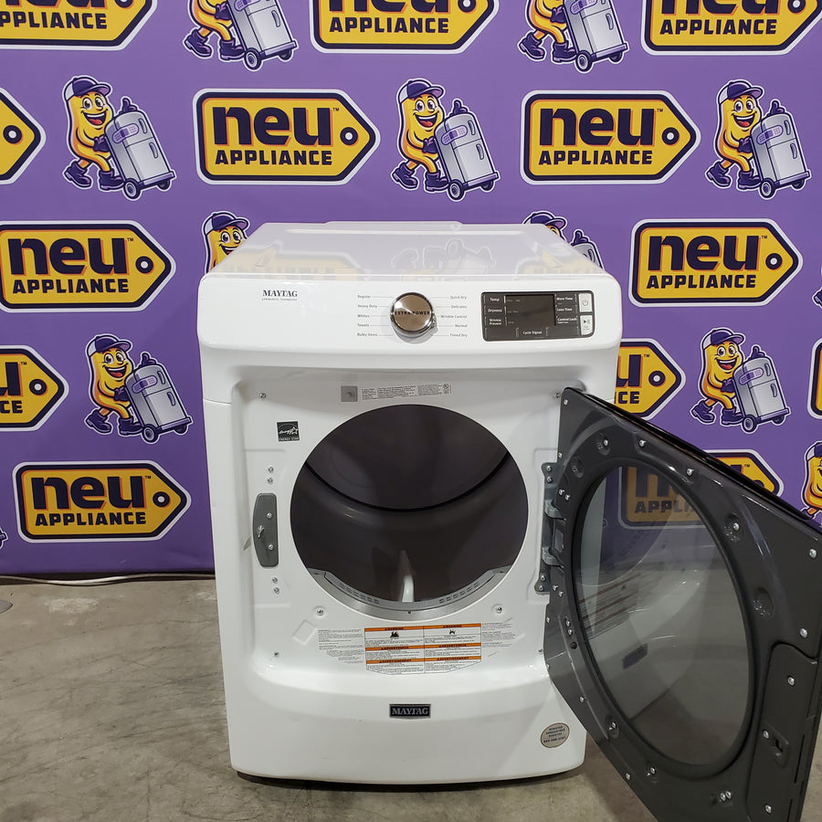 Maytag Stackable 7.3 cu. ft. Front Load Steam Gas Dryer with Extra Power and Quick Dry Cycle 31133SD162 - MGD6630HW - Scratch & Dent (Moderate)