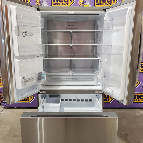 Pictures of LG 31 cu. ft. Standard Depth MAX 3 Door French Door with Ice & Water Dispenser and Dual Ice Maker 22134SD226 - LL31H6530S - Scratch & Dent (Major) - Neu Appliance Outlet - Discount Appliance Outlet in Austin, Tx