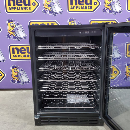 Vissani 23.4 in. 50 Bottle, 154 Can, Wine and Beverage Cooler with Stainless Steel Door SA312 - HVBC58ST - Open Box