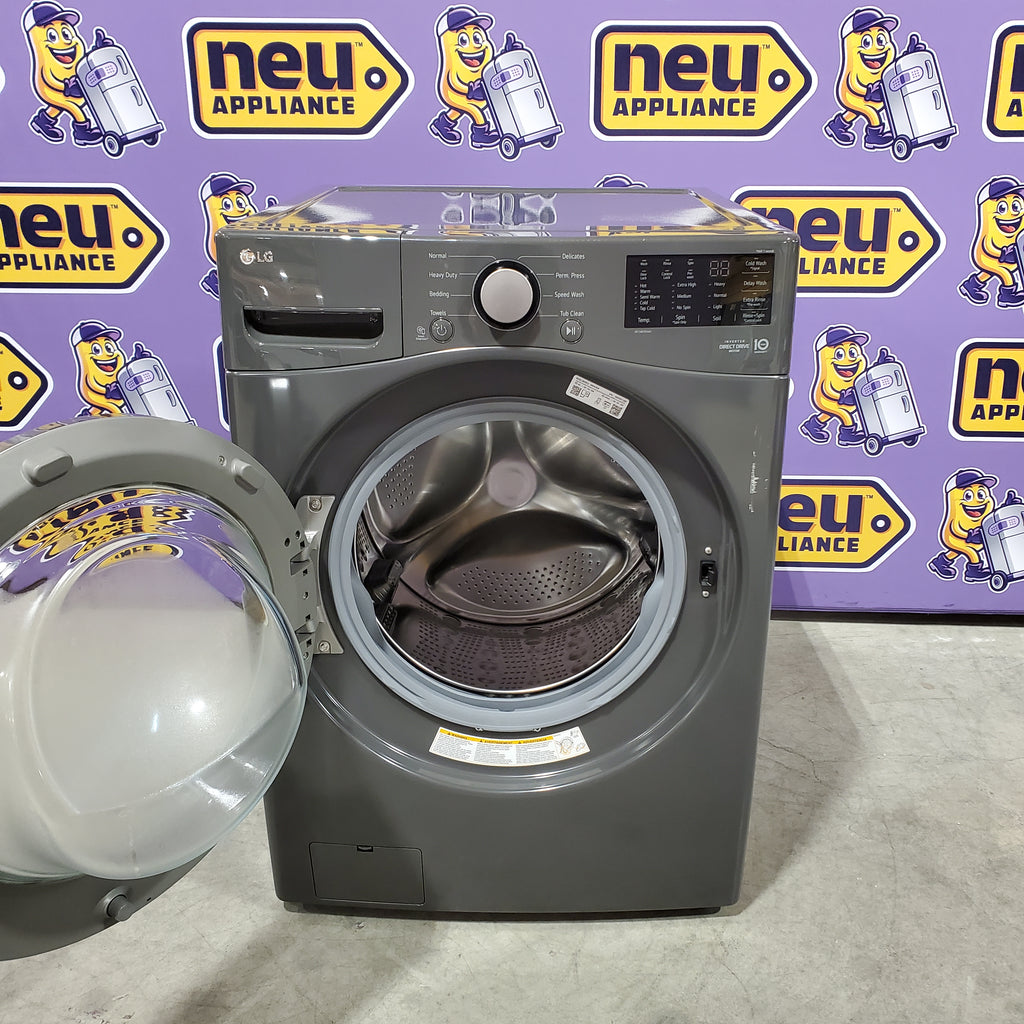 Pictures of LG 5.0 cu. ft. Mega Capacity Front Load Washer in Black 251310SD871 - WM3470CM - Scratch & Dent (Moderate) - Neu Appliance Outlet - Discount Appliance Outlet in Austin, Tx