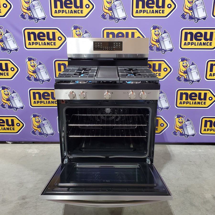 Frigidaire Gallery 6 cu. ft. 5 Burner Slide-In Gas Range with Total Convection and Air Fry, Smudge Proof Stainless Steel 20531SD491 - GCRG3060BF - Scratch & Dent (Minor)