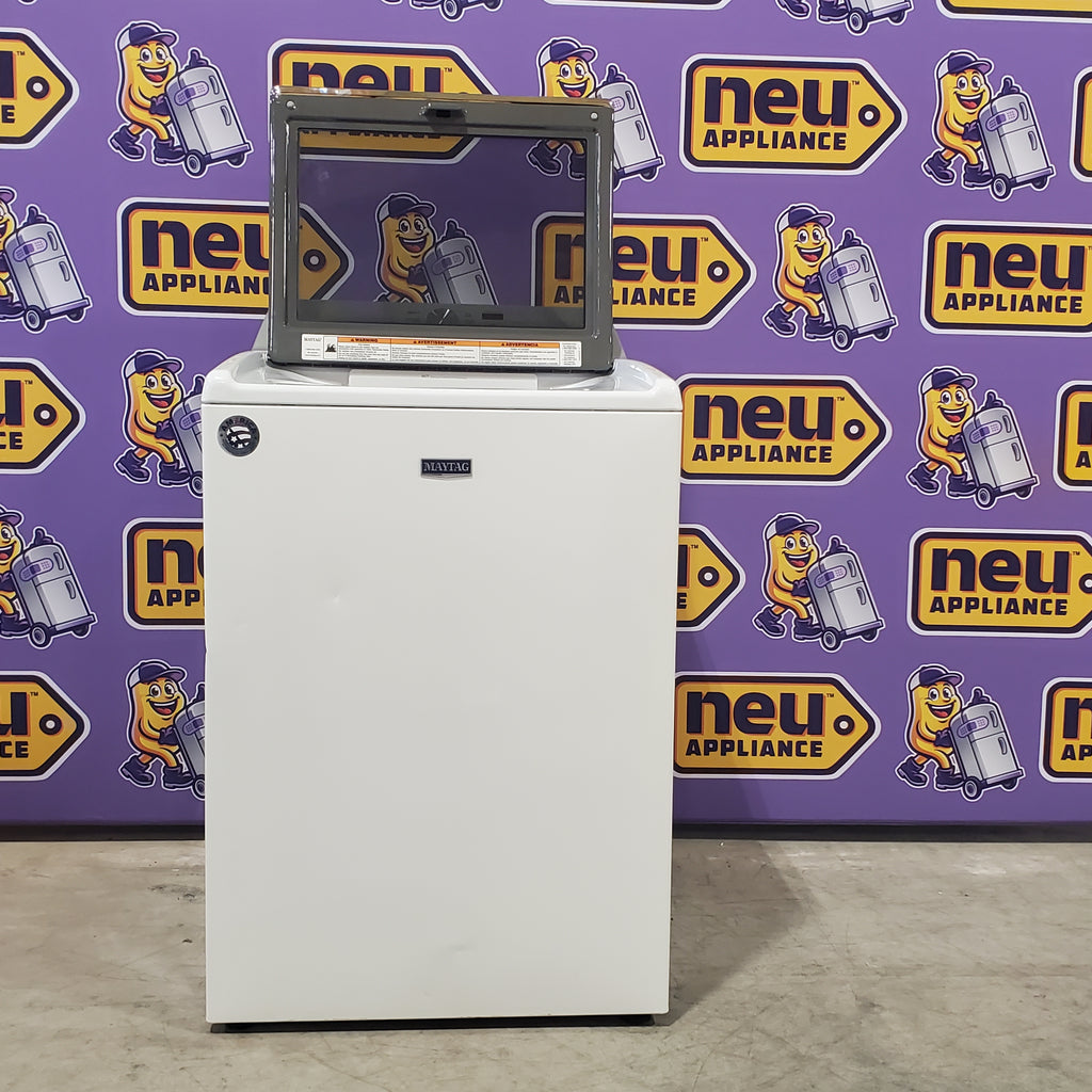 Pictures of Maytag White Top Load 5.3 Cu. Ft. Washer with Power Impeller MVWB835DW - Certified Refurbished - Neu Appliance Outlet - Discount Appliance Outlet in Austin, Tx