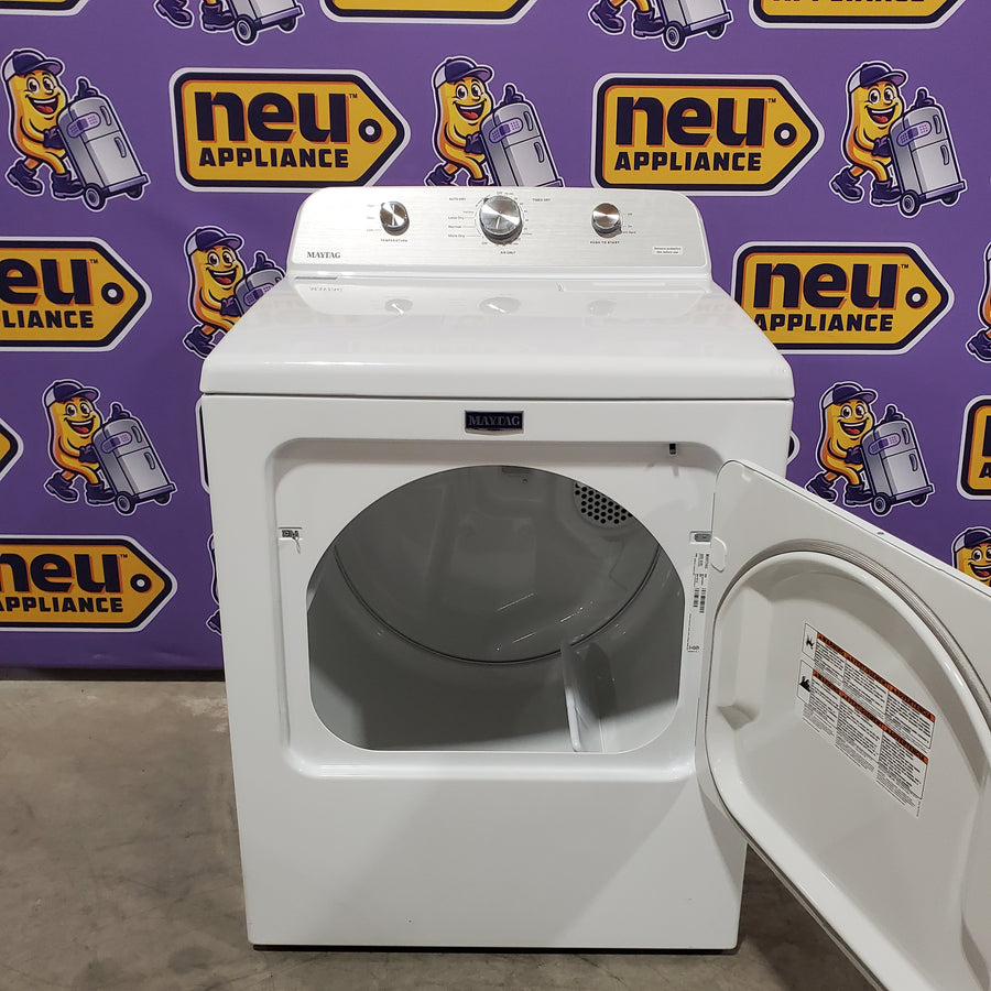 Maytag 4.2 Cu. Ft. Capacity Top Load Washer in White MTW4205SW - Open Box and MayTag 7.0 cu. ft. Top Load Electric Wrinkle Prevent Dryer 16185 - MED4500MW - Scratch & Dent (Minor)