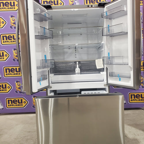 Samsung 32 cu. ft. Mega Capacity 3-Door French Door Refrigerator with Dual Auto Ice Maker in Stainless Steel 4SD399- RF32CG5100SR - Open Box