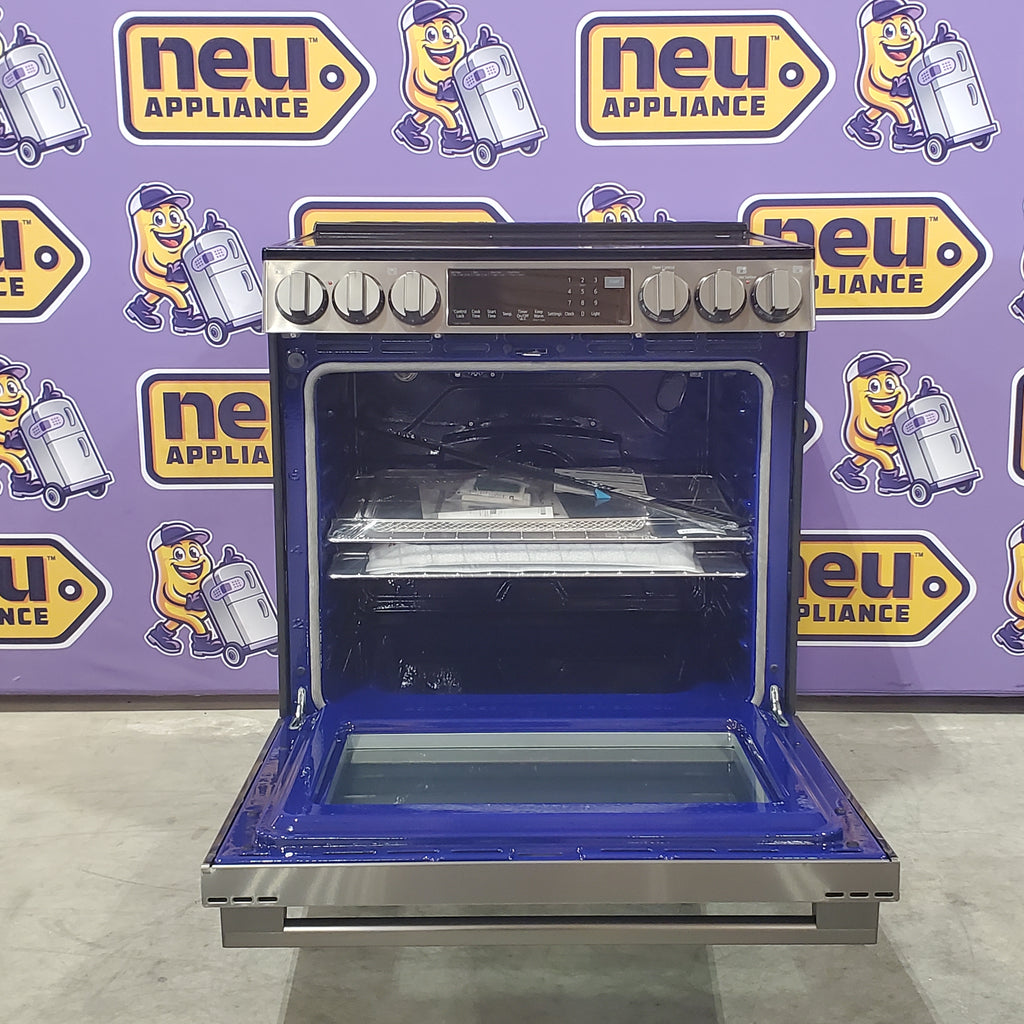 LG 6.3 cu. ft. Smart Electric Slide-in Range with InstaView®, ProBake Convection®, and Air Fry 3SD911 - LSEL6335ZE - Open Box