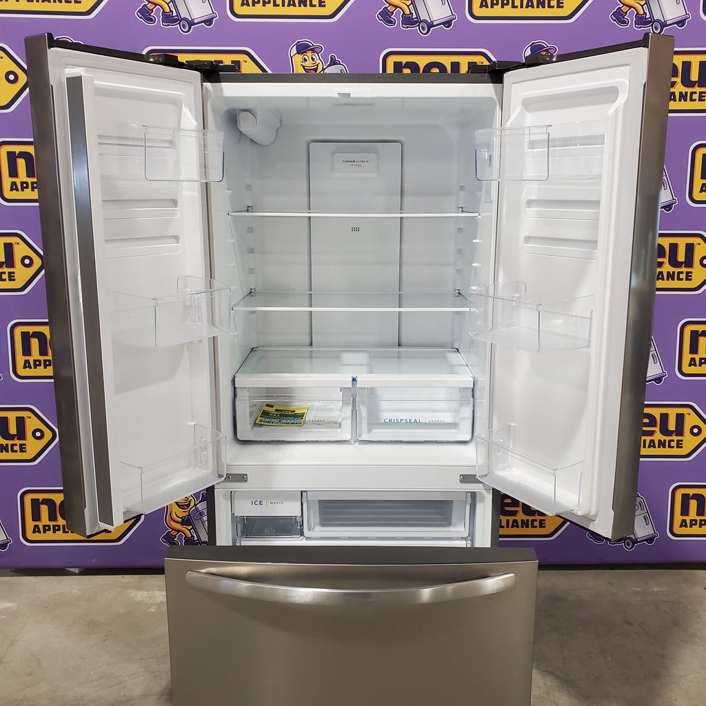 Pictures of Frigidaire 31" Wide 18 Cu. Ft. Counter-Depth French Door Refrigerator 20232SD621 - FRFG1723AV - Scratch & Dent (Major) - Neu Appliance Outlet - Discount Appliance Outlet in Austin, Tx