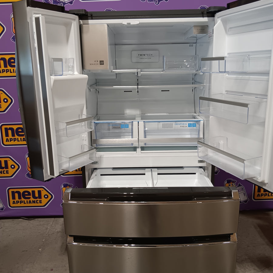 Frigidaire Gallery 22 Cu. Ft. 4-Door Counter-depth French Door Refrigerator with Ice Maker (Fingerprint Resistant Stainless Steel) ENERGY STAR GRMC2273CF - Scratch & Dent (Moderate)