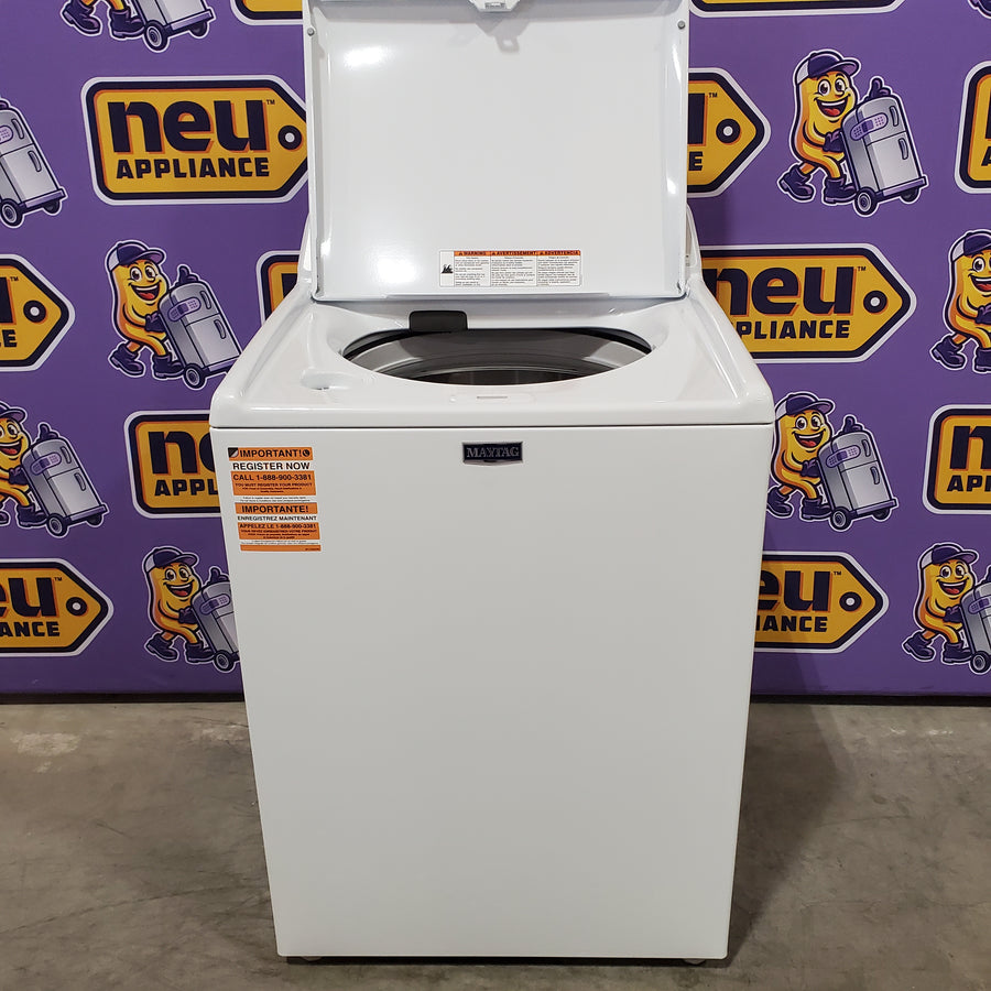Maytag Top Load 4.5 Cu. Ft. Washer with Extra Power MVW5035MW - Scratch & Dent (Moderate) and Maytag Top Load 7.0 Cu. Ft. Electric Dryer with Wrinkle Prevent Phase 16223 - MED4500MW - Scratch & Dent (Minor)
