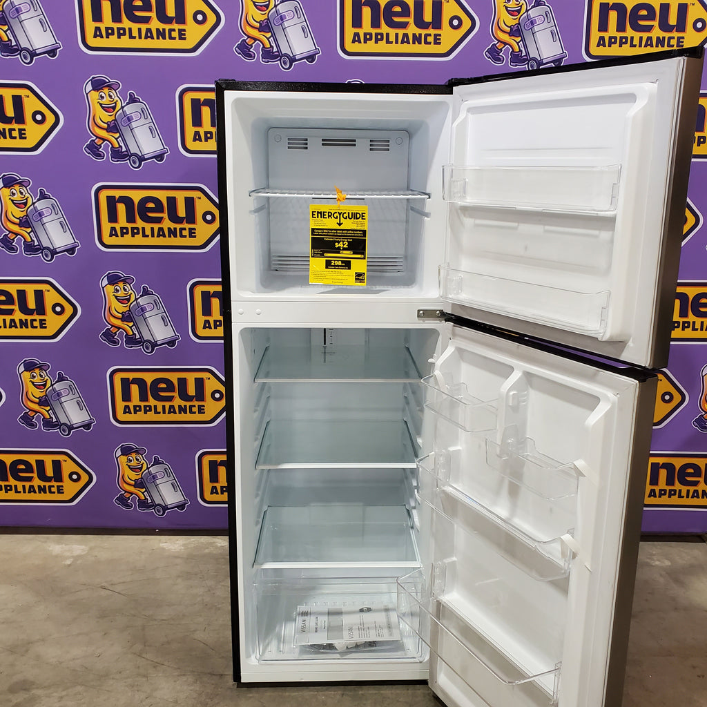 Vissani 10.1 cu. ft. Top Freezer Refrigerator in Stainless Steel 25135SD684 - MDTF10SS - Scratch & Dent (Minor)
