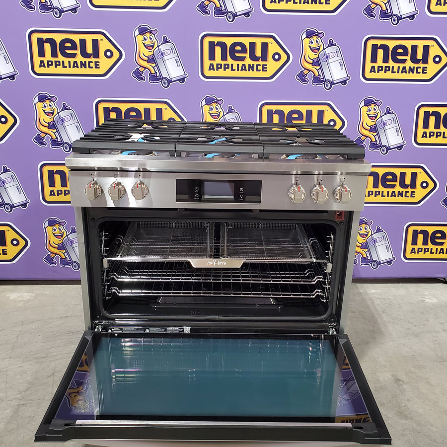 Frigidaire Gallery Stainless Steel 36" Gas Range with Quick Preheat + Air Fry 20132SD308 - GCFG3661AF - Scratch & Dent (Moderate)