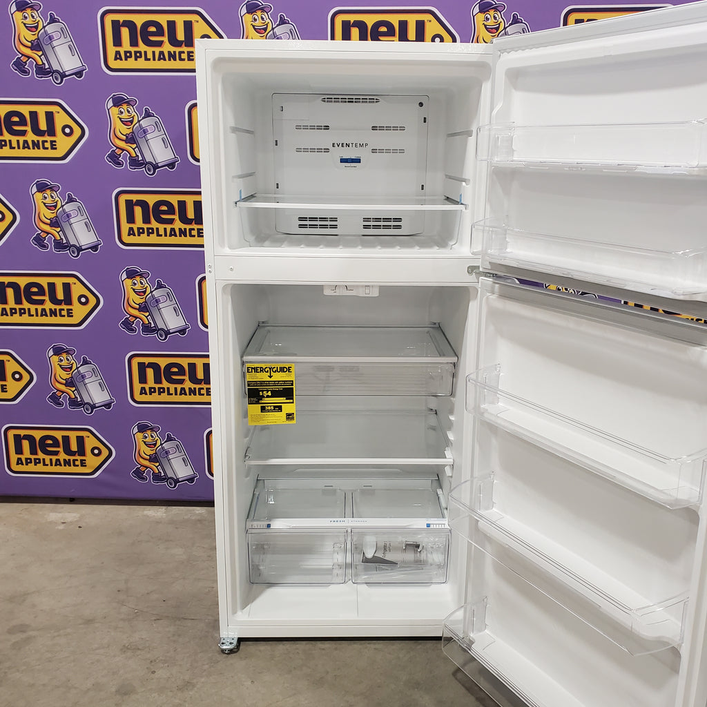 Pictures of Frigidaire 20 Cu. Ft. Garage Ready Top Freezer Refrigerator 20231SD258 - FFHT2045XW - Scratch & Dent (Minor) - Neu Appliance Outlet - Discount Appliance Outlet in Austin, Tx