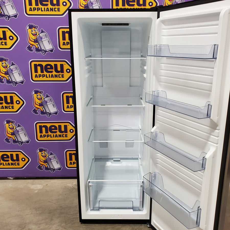 Vissani 24 in. 11 cu. ft. Convertible Auto Defrost Garage Ready Upright Freezer/Refrigerator in Stainless Steel, Energy Star 251315SD1100 - VSF11US2A16 - Scratch & Dent (Moderate)