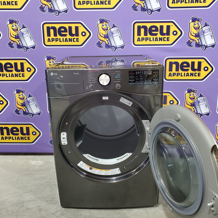LG Front Load 4.5 Cu. Ft. Washer with TurboWash 360 Technology WM4000HBA - Scratch & Dent (Minor) and LG Smart Wi-Fi Enabled Front Load Electric 7.4 Cu. Ft. Dryer with TurboSteam 16267 - DLEX4000B - Scratch & Dent (Minor)
