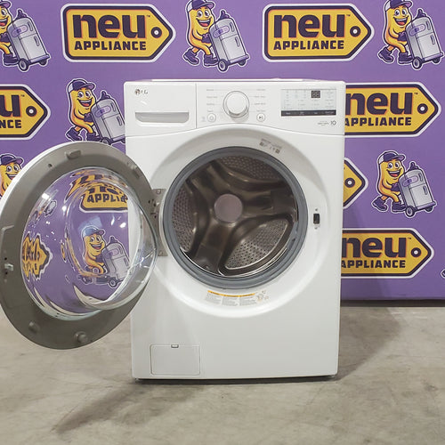 Pictures of LG Ultra Large Capacity Front Load 4.5 Cu. Ft. Washer in White with ColdWash Technology 3SD647 - WM3400CW - Scratch and Dent (Minor) - Neu Appliance Outlet - Discount Appliance Outlet in Austin, Tx