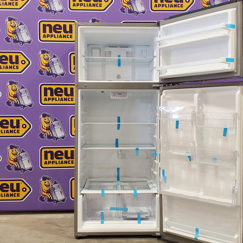 Pictures of Whirlpool 18 Cu. Ft. 28-inch Wide Refrigerator in Stainless Steel WRT518SZFM - Scratch & Dent (Minor) - Neu Appliance Outlet - Discount Appliance Outlet in Austin, Tx