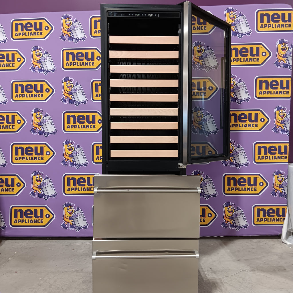Pictures of Vinotemp 23.8-in W 100 -Can Capacity Stainless Steel Built-in/Freestanding Indoor Beverage Refrigerator with Glass Door 30131SD1 - EL-BWC108-SS - Open Box - Neu Appliance Outlet - Discount Appliance Outlet in Austin, Tx