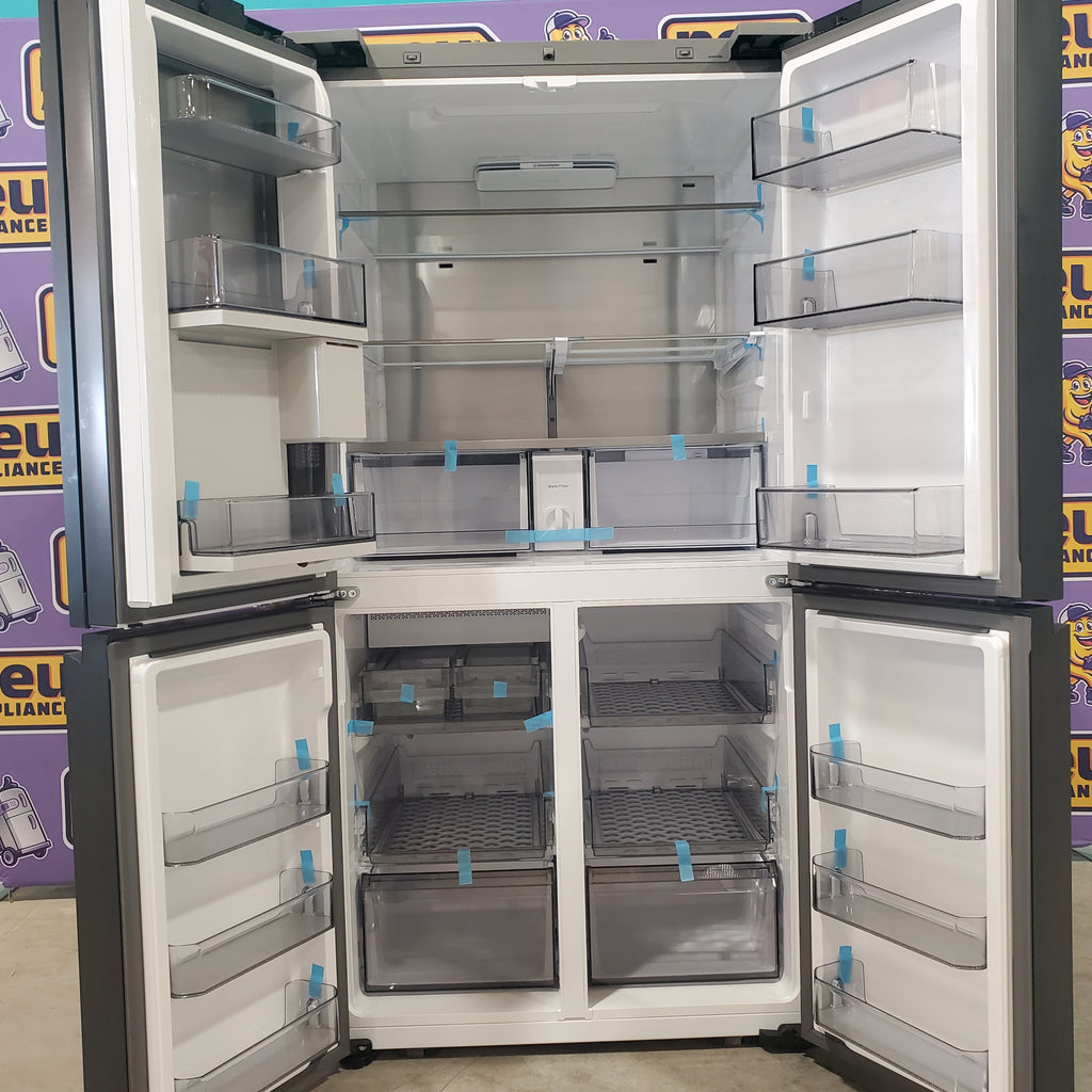 Samsung Bespoke 4-Door Flex™ Refrigerator (29 cu. ft.) with AI Family Hub™+ and AI Vision Inside™  RF29DB9900QD - Scratch and Dent (Minor)
