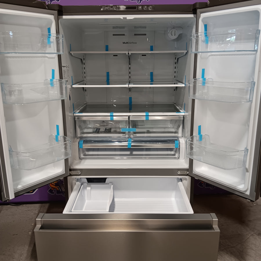Hisense 26.6 cu. ft. French Door Refrigerator in Fingerprint Resistant Stainless Steel 22134SD233 - HRF266N6CSE1 - Scratch & Dent (Minor)