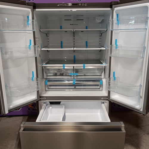 Hisense 26.6 cu. ft. French Door Refrigerator in Fingerprint Resistant Stainless Steel 22134SD233 - HRF266N6CSE1 - Scratch & Dent (Minor)