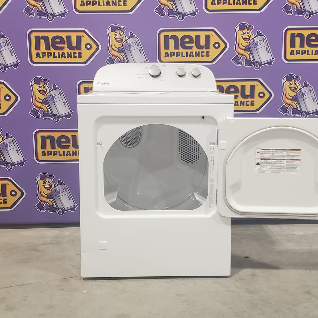 Pictures of Whirlpool White Vented Gas 7.0 Cu. Ft. Dryer with Sensor Dry Cycle and Wrinkle Shield WGD4815EW - Scratch and Dent (Minor) - Neu Appliance Outlet - Discount Appliance Outlet in Austin, Tx