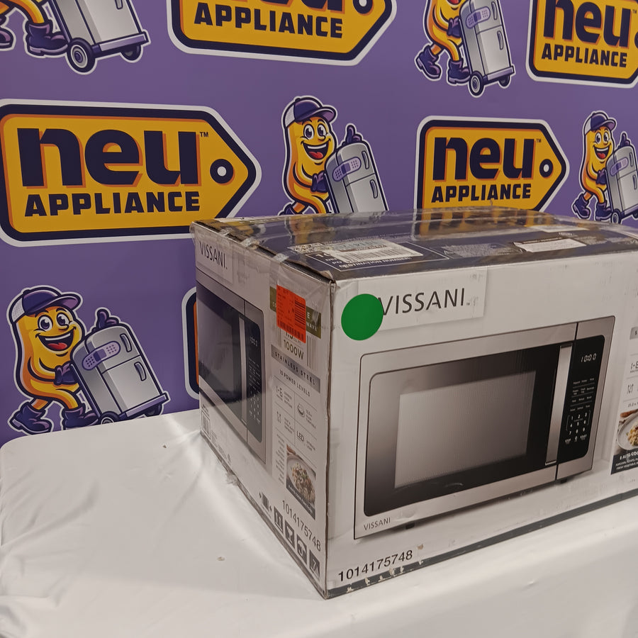 Vissani 1.5 cu. ft. Electric 1000-Watt Countertop Microwave in Stainless Steel with 6-Heating Functions C42PXP05 - New in Box
