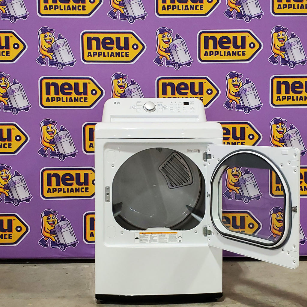 LG 7.3 cu. ft. Ultra Large Capacity Electric Dryer with Sensor Dry Technology 3SD905 - DLE7150W - Scratch & Dent (Minor)