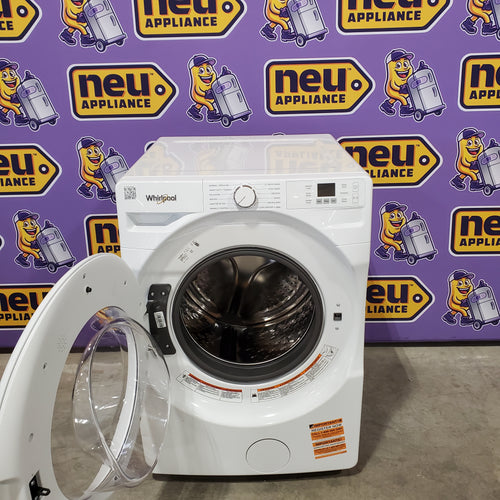 Pictures of Whirlpool White Front Load Energy Star 4.5 Cu. Ft. Washer with Tumble Fresh Option and Sanitize Cycle with Oxi 251318SD1341 - WFW4720RW - Scratch and Dent (Moderate) - Neu Appliance Outlet - Discount Appliance Outlet in Austin, Tx