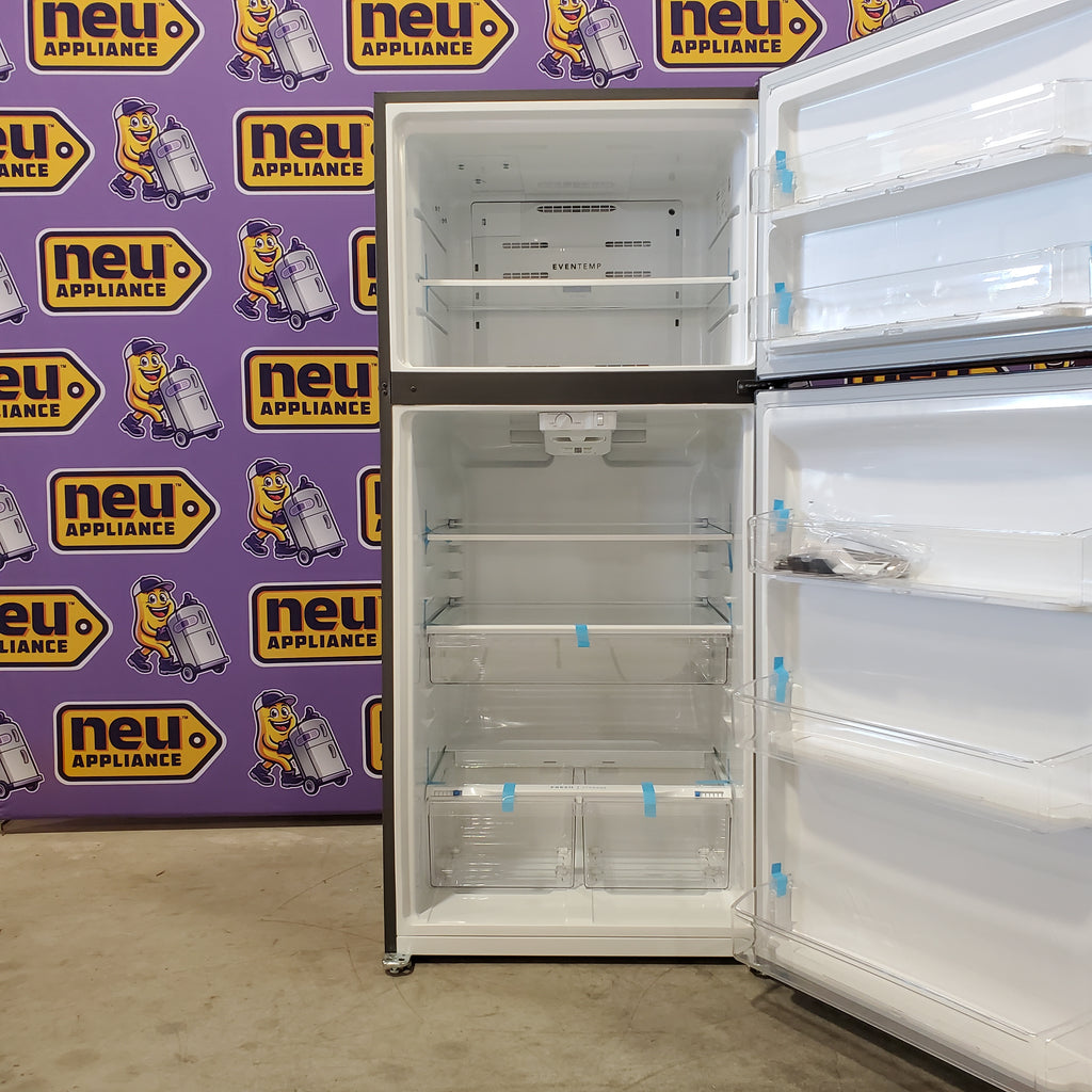Pictures of Frigidaire 20 Cu. Ft. Top Freezer Refrigerator with EvenTemp Cooling System LFTR2045VF - Scratch and Dent (Minor) - Neu Appliance Outlet - Discount Appliance Outlet in Austin, Tx