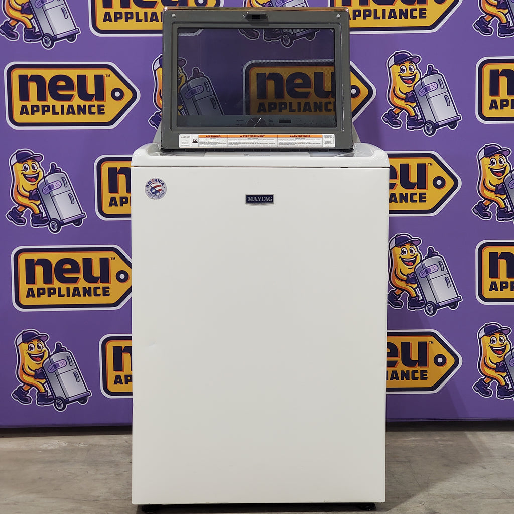 Pictures of Maytag White Top Load 5.3 Cu. Ft. Washer with PowerWash Cycle MVWB835DW - Certified Refurbished - Neu Appliance Outlet - Discount Appliance Outlet in Austin, Tx