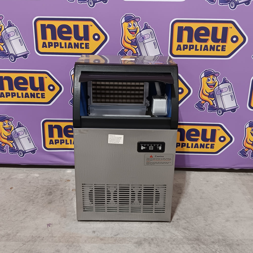 Velivi Commercial Ice Maker 250 lb./24 H Freestanding Ice Maker Machine with 77 lb. Storage in Stainless Steel 25133SD566 - WQ65FT - Scratch & Dent (Moderate)